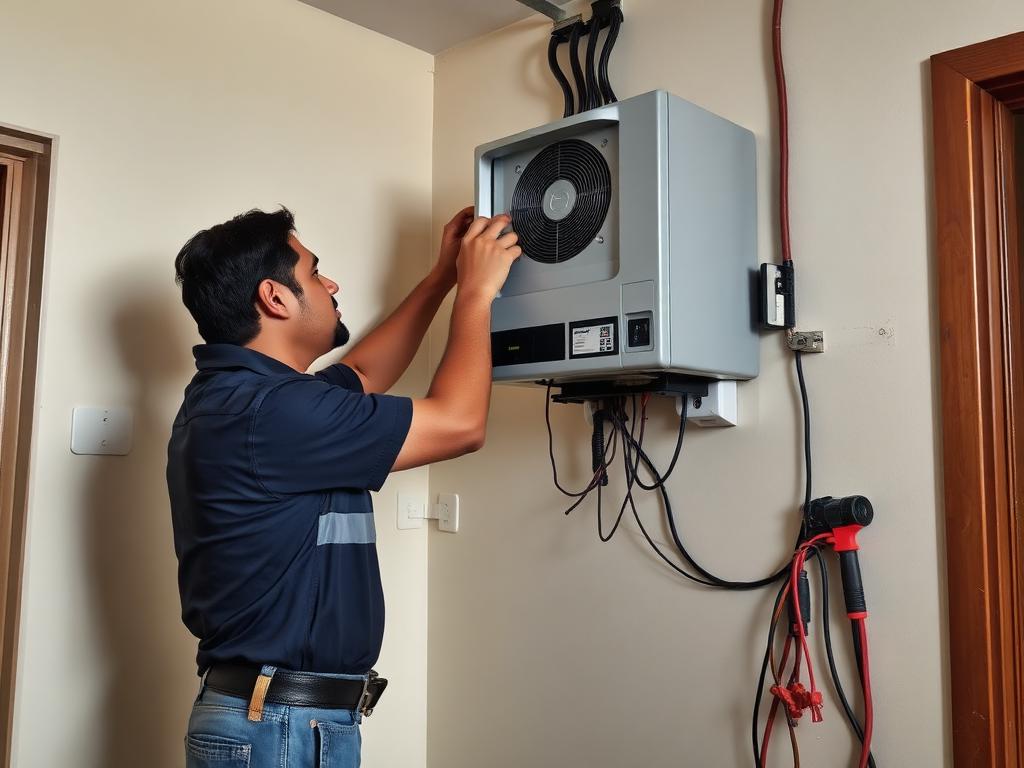 UPS Installation service in a Bengaluru home