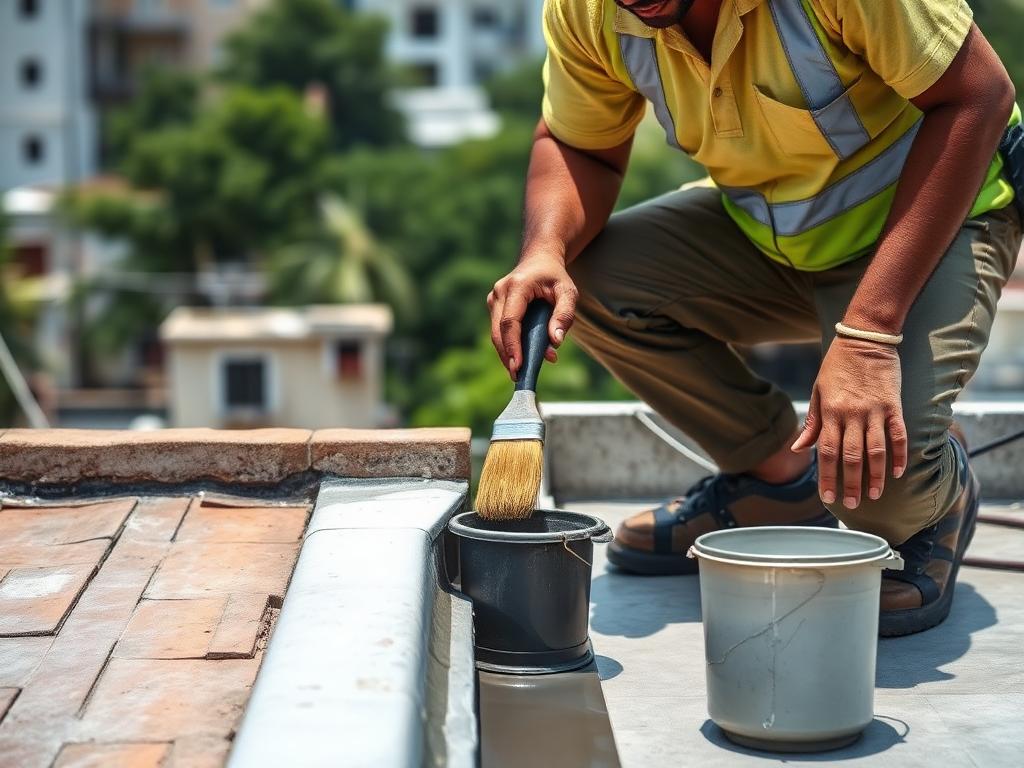 Waterproofing Maintenance service in a Bengaluru home