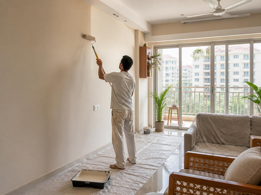 Painting Works service in a Bengaluru home