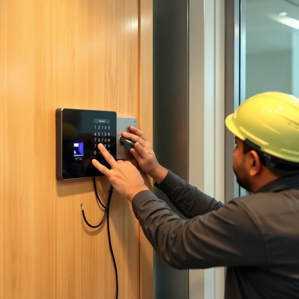 Biometric Access Control System service in a Bengaluru home