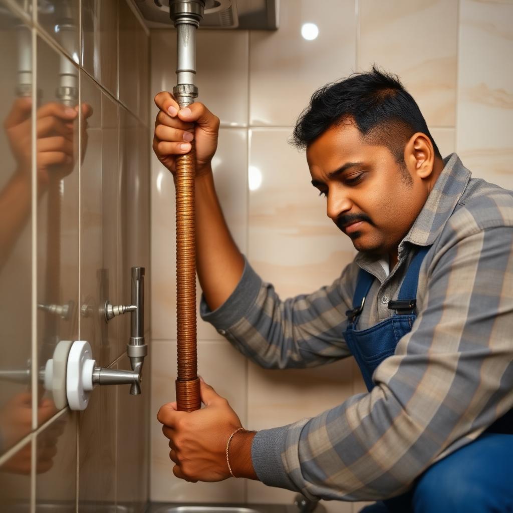 Blockage Removal service in a Bengaluru home