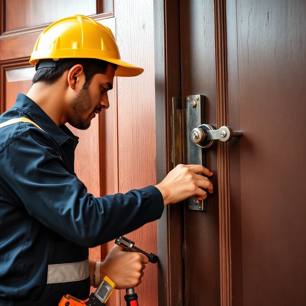 Door & Window Safety Locks service in a Bengaluru home