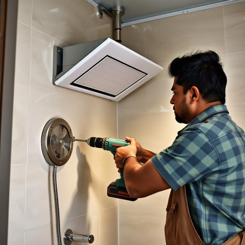Exhaust Fan Installation service in a Bengaluru home