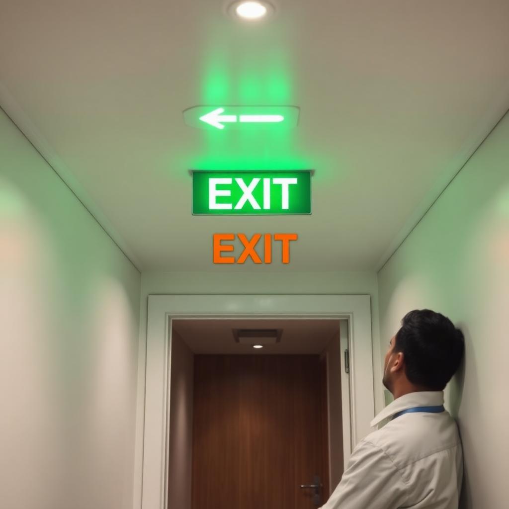 Emergency Exit Sign Installation service in a Bengaluru home
