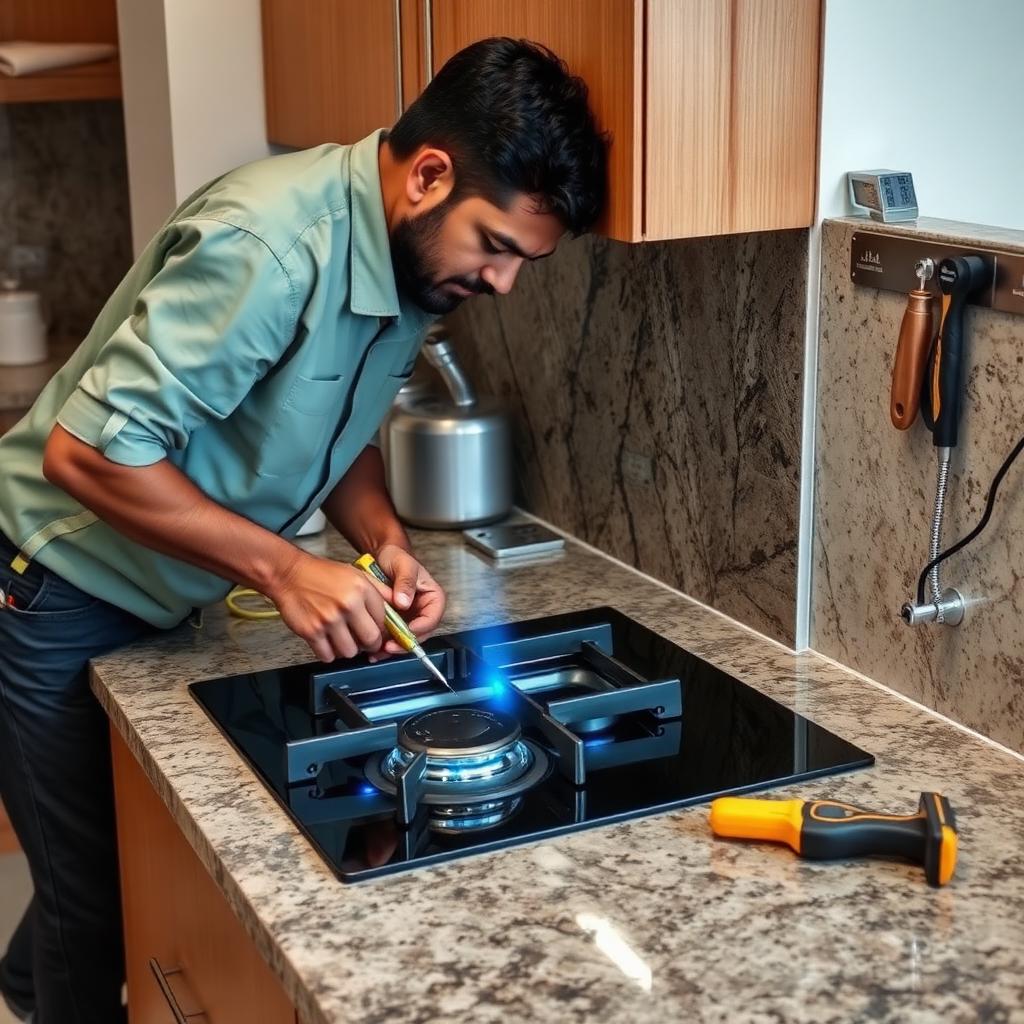 Hob Installation & Repair service in a Bengaluru home