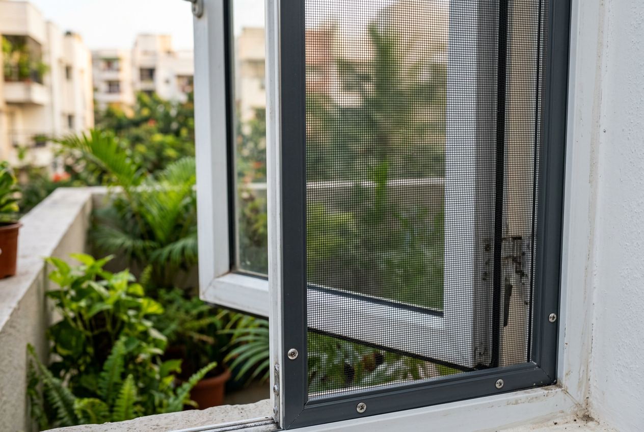 Mosquito Mesh Installation service in a Bengaluru home
