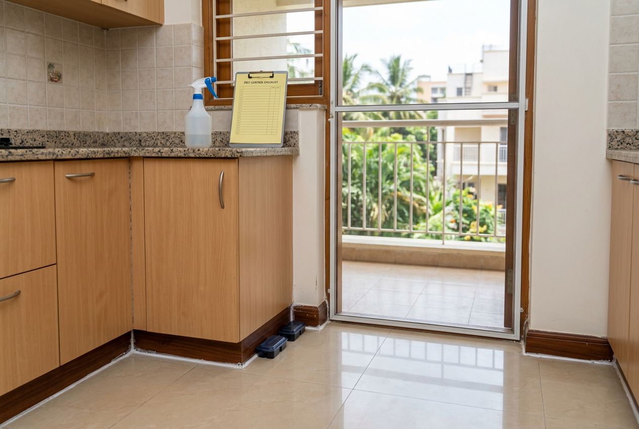 Pest Control service in a Bengaluru home
